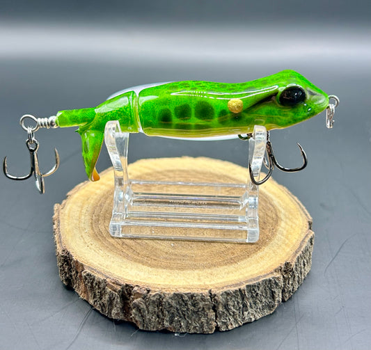 3.5” Prop-Style Topwater Plopper – Explosive Action for Bass