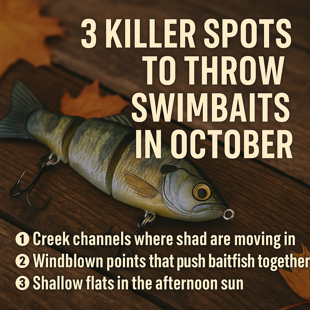 3 KILLER SPOTS TO THROW SWIMBAITS IN OCTOBER