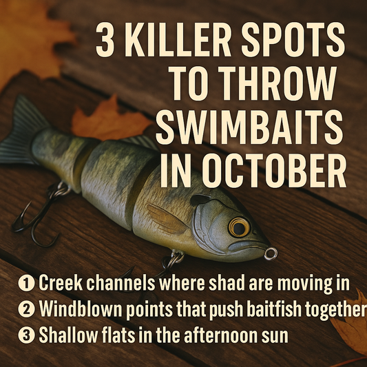 3 KILLER SPOTS TO THROW SWIMBAITS IN OCTOBER