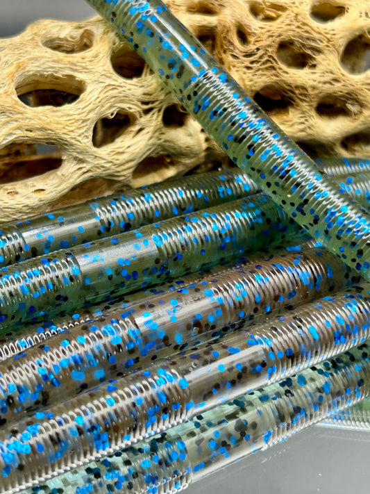 5” Swamp Stick Worm – Blue Craw